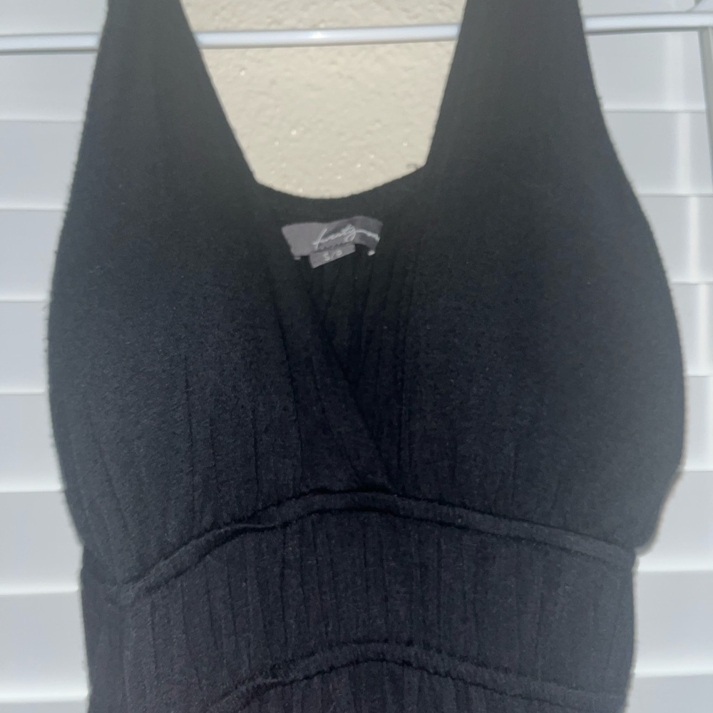 Black long maxi dress